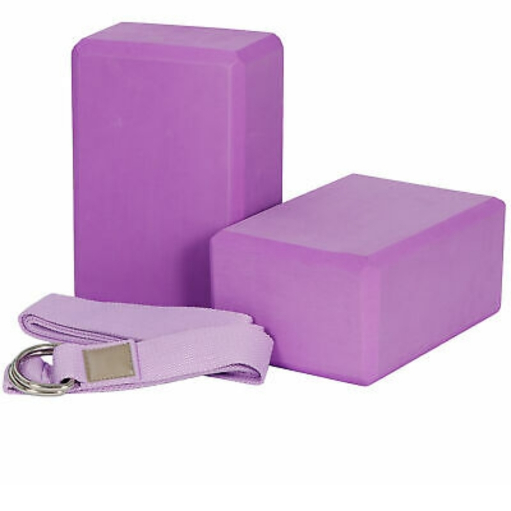 BRAND NEW !! 2 yoga blocks. Yoga set EVA foam fitness blocks for K7P2